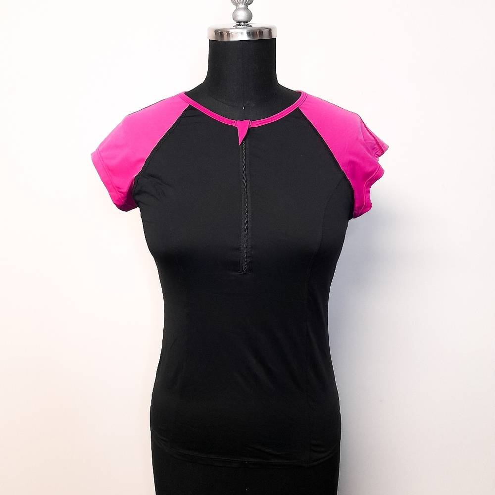 L - Spanx Swim/Athletic Shirt